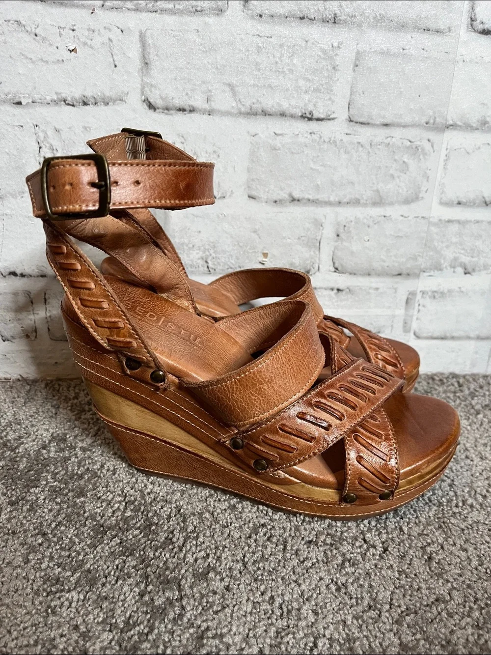 Bed Stu Kaphie leather wedges - Picture 3 of 9